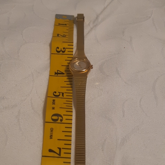 Womans Vintage Rodania Gold Tone Watch Length Is 7.5" Long - Picture 15 of 15